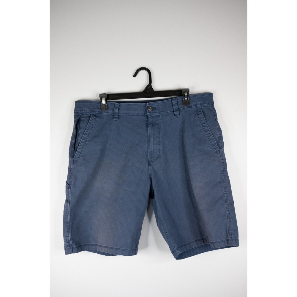 Weatherproof Utility Shorts Mens 36‎ Blue Good Ripstop Cargo Pockets Gorpcore